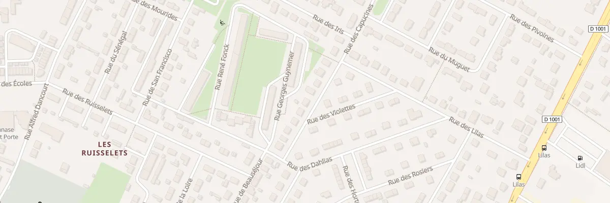 Plan du 40 Rue des Lilas à Beauvais