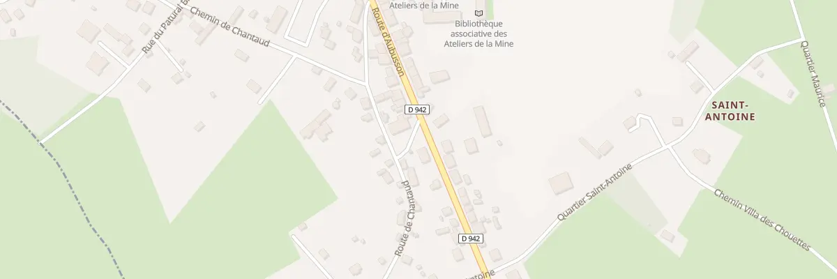 Plan du 1 Rue du Docteur Treille à Lavaveix-les-Mines