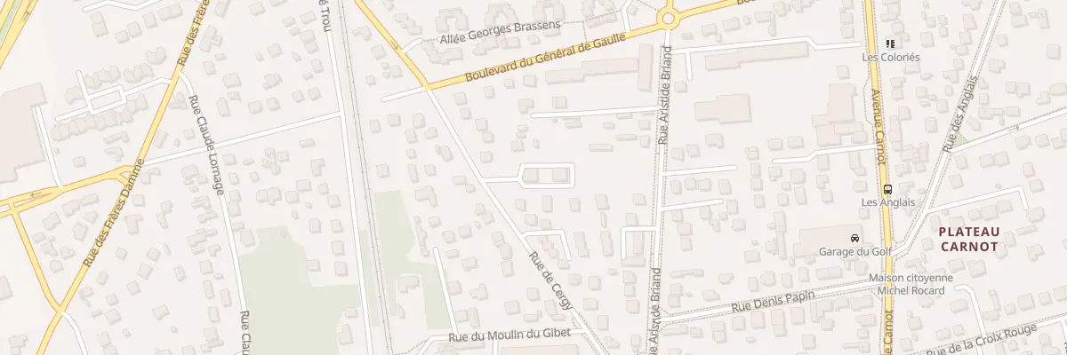Plan du 22 Rue de Cergy à Conflans-Sainte-Honorine