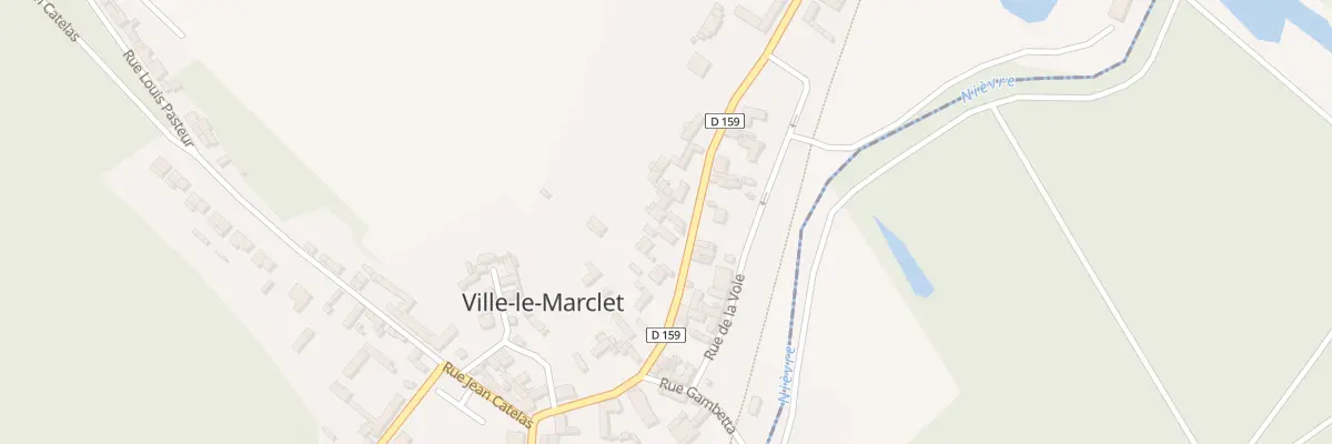 Plan du 25 Rue Georges Outrebon à Ville-le-Marclet