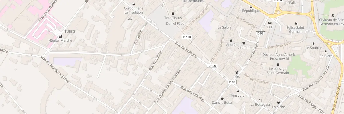 Plan du 27 Rue de Pologne à Saint-Germain-en-Laye