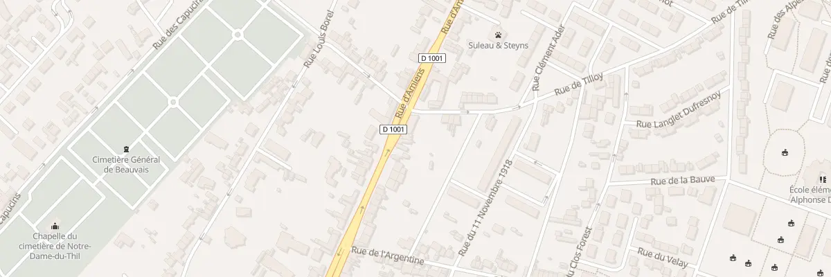 Plan du 78 Rue d’Amiens à Beauvais