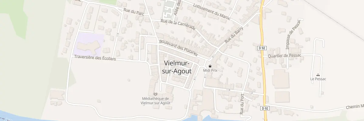 Plan du 12 Rue Neuve à Vielmur-sur-Agout