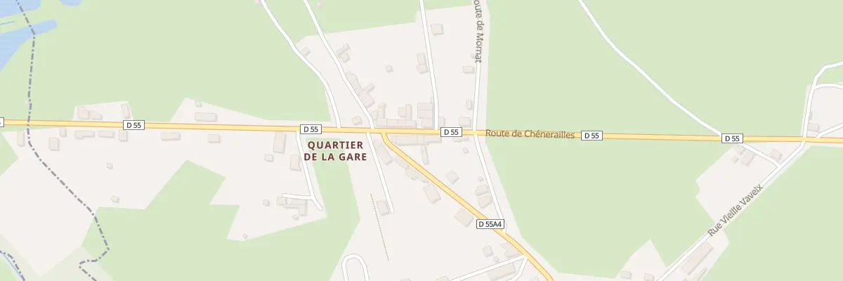 Plan du 11 Rte de Chénérailles à Lavaveix-les-Mines