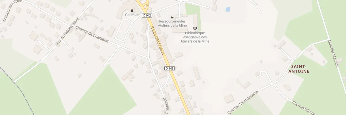 Plan du 25 Rte d’Aubusson à Lavaveix-les-Mines
