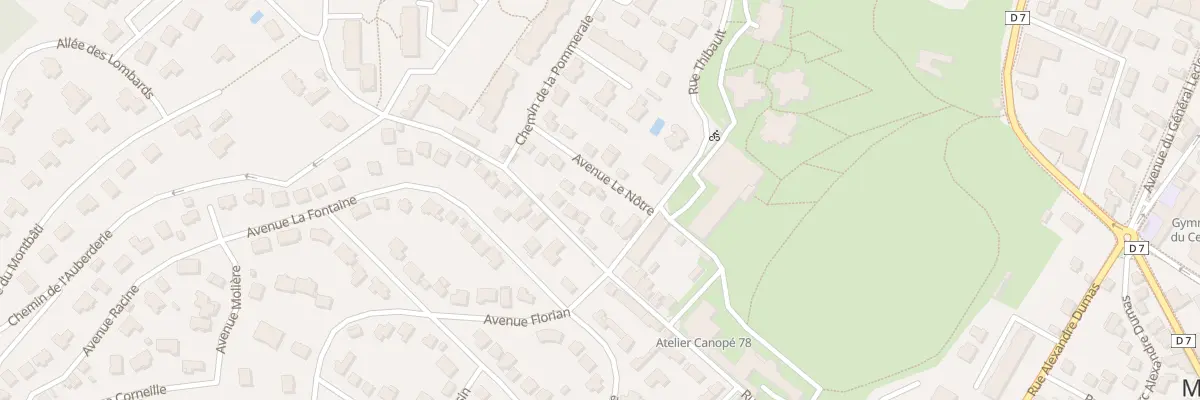 Plan du 5 Av le Nôtre à Marly-le-Roi