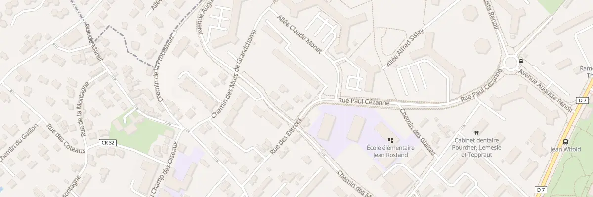 Plan du 19B Rue des Entrées à Marly-le-Roi