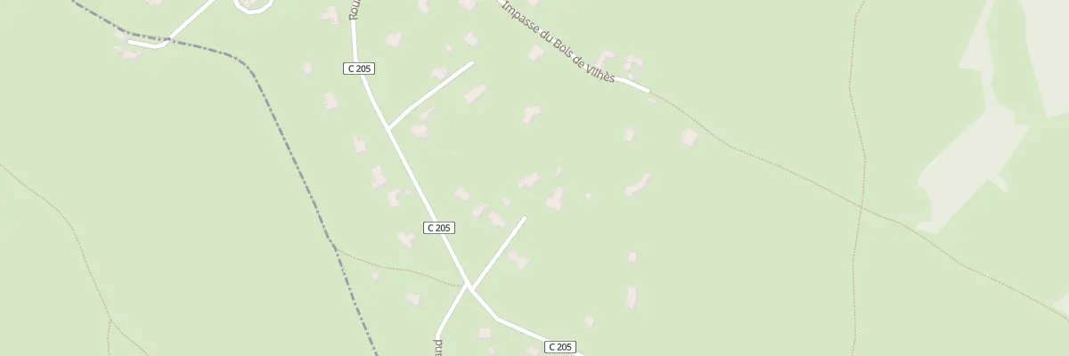 Plan du 6595F Bois de Villes à Lunan