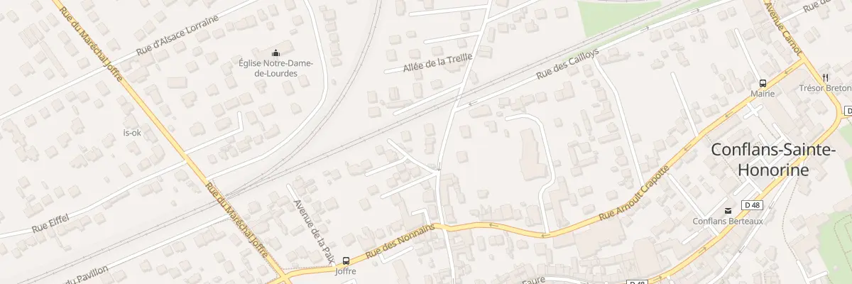 Plan du 41B Rue La Porte de Pontoise à Conflans-Sainte-Honorine