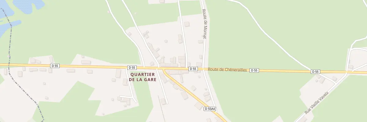 Plan du 12 Rte de Chénérailles à Lavaveix-les-Mines