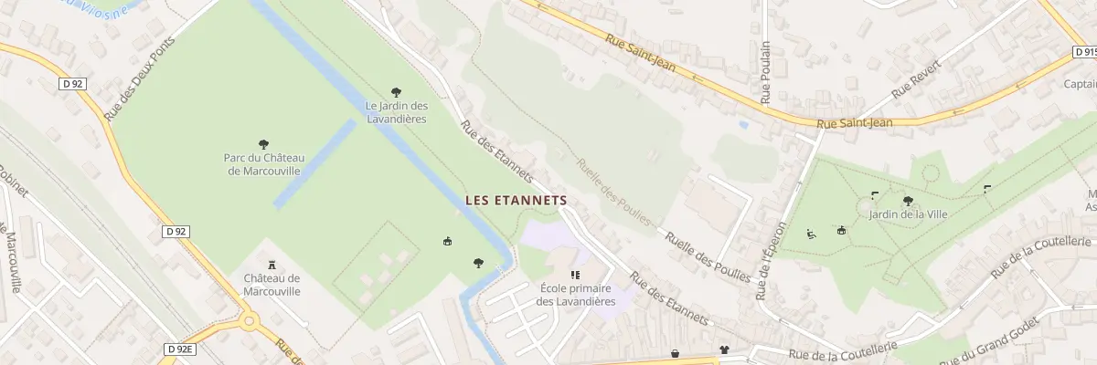 Plan du 62 Rue des Etannets à Pontoise