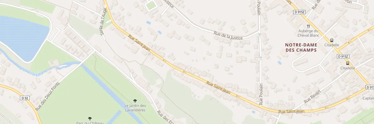 Plan du 88 Rue Saint Jean à Pontoise