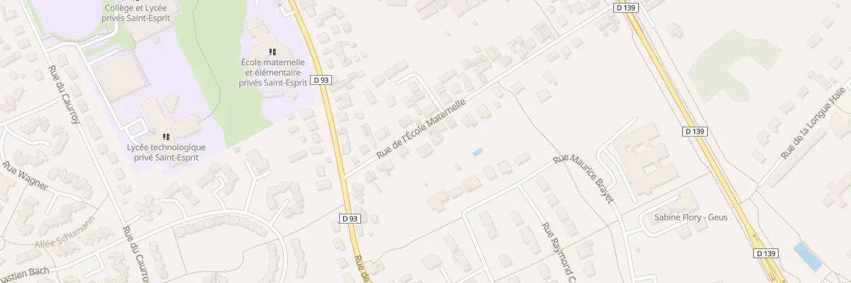Plan du 99 Rue de l’Ecole Maternelle à Beauvais