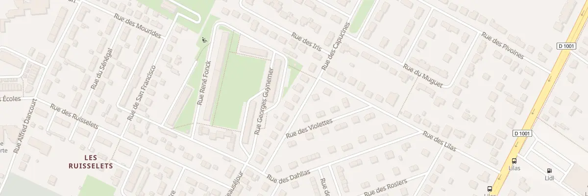 Plan du 36 Rue des Lilas à Beauvais