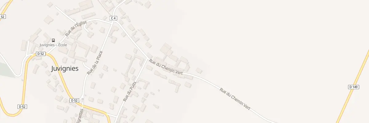 Plan du 19 Rue du Chemin Vert à Juvignies