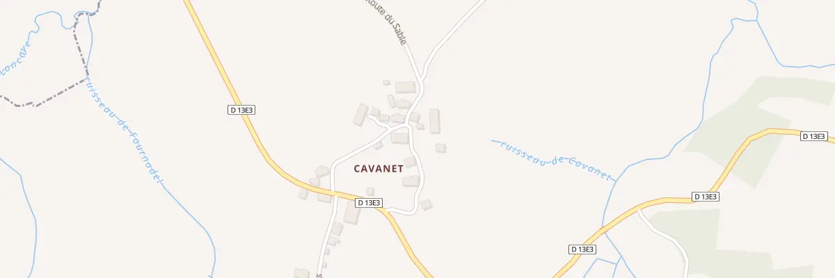 Plan du 5153 Cavanet à Goulles