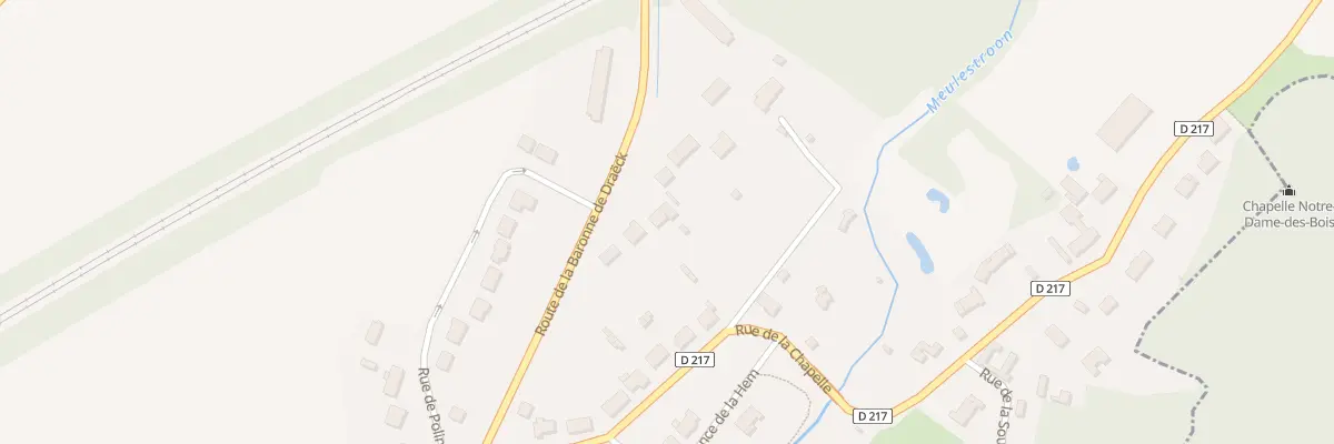 Plan du 290 Rue de la Baronne de Draëck à Recques-sur-Hem