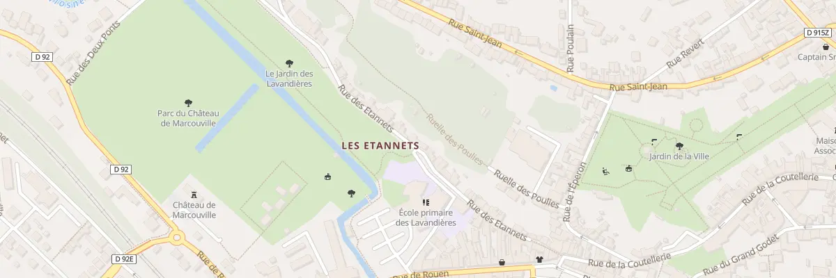 Plan du 58 Rue des Etannets à Pontoise