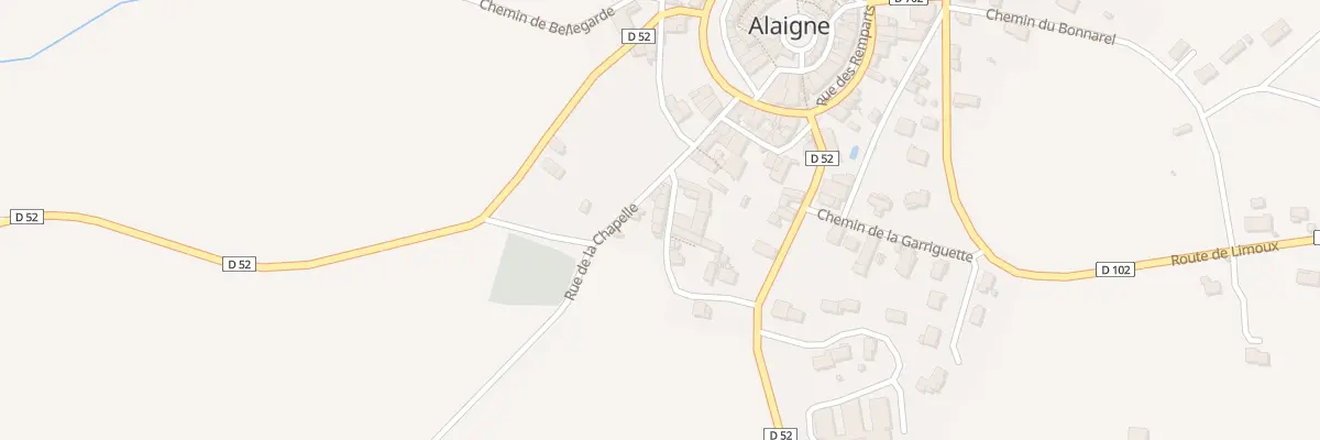 Plan du 3 Imp du Barry à Alaigne