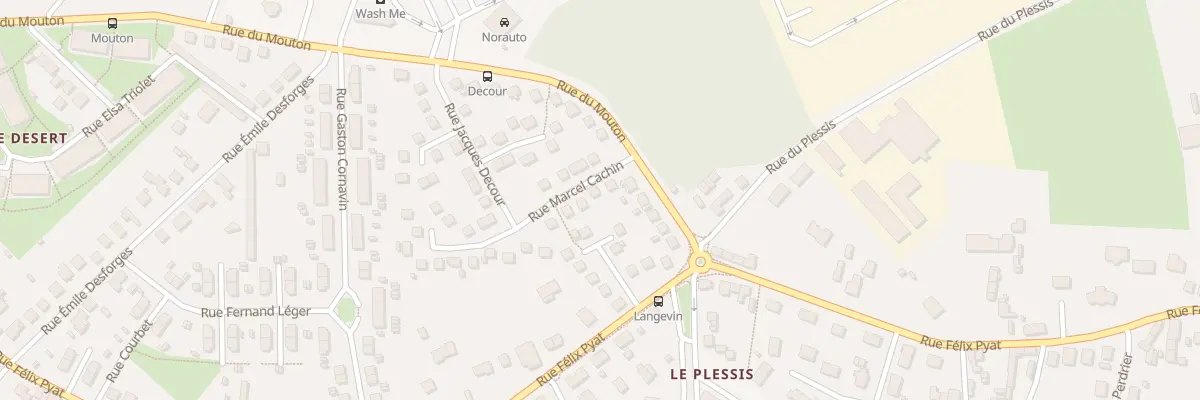 Plan du 3 Rue Marcel Cachin à Vierzon