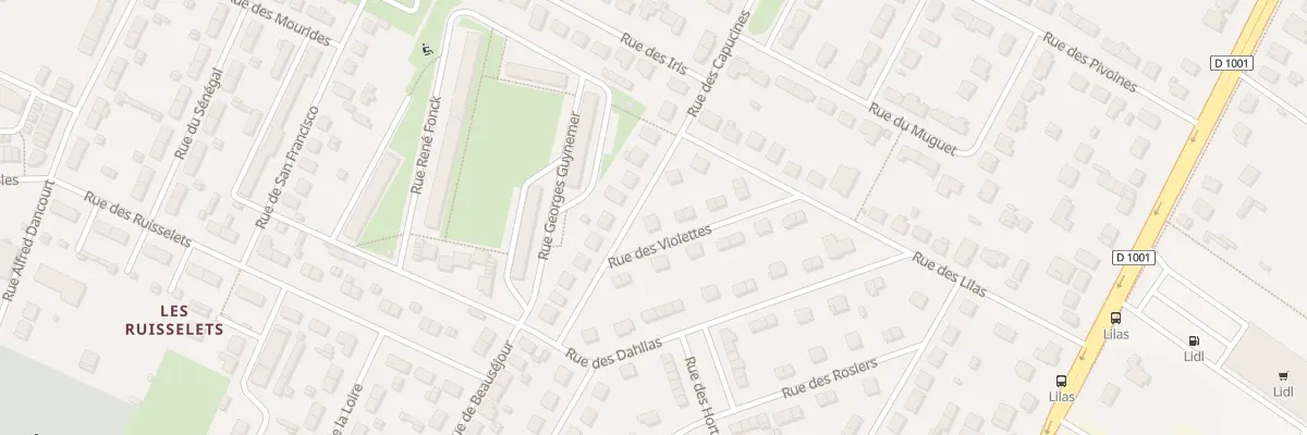 Plan du 13 Rue des Lilas à Beauvais
