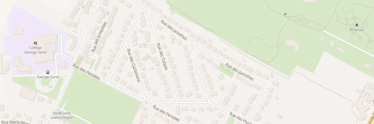 Plan du 9 Rue des Myosotis à Beauvais