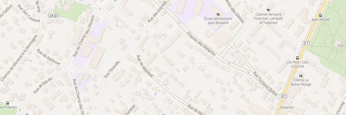 Plan du 52 Rue de Montval à Marly-le-Roi