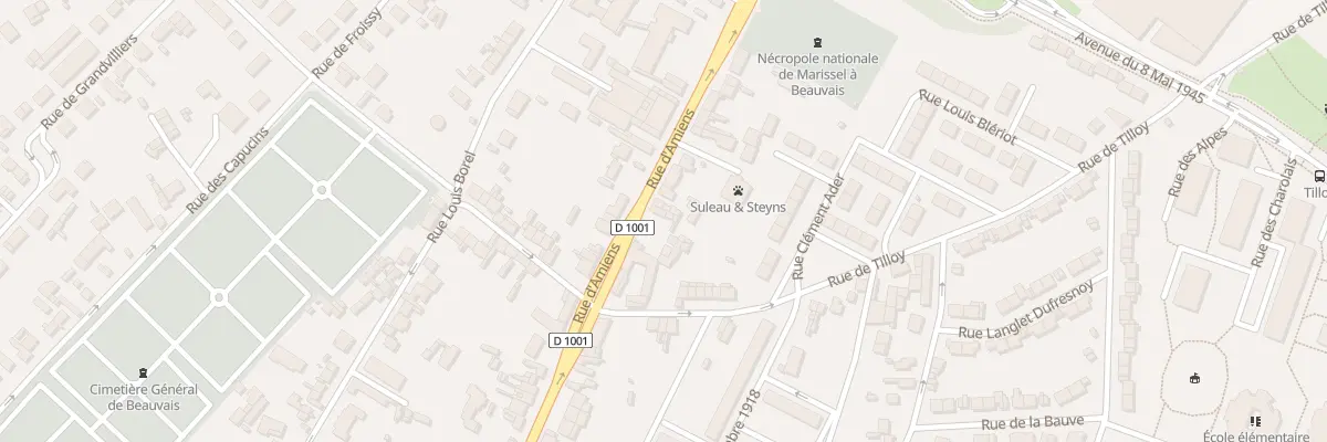 Plan du 88 Rue d’Amiens à Beauvais
