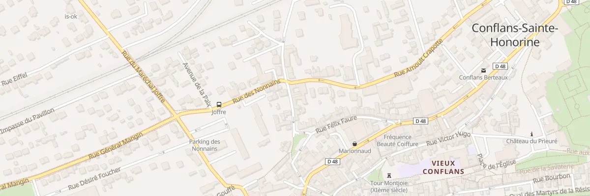 Plan du 18 Rue La Porte de Pontoise à Conflans-Sainte-Honorine