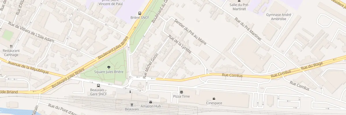 Plan du 11 Rue Edouard Duquesne à Beauvais