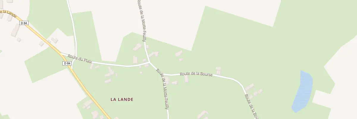 Plan du 10 Rte de la Motte-Feuilly à Feusines