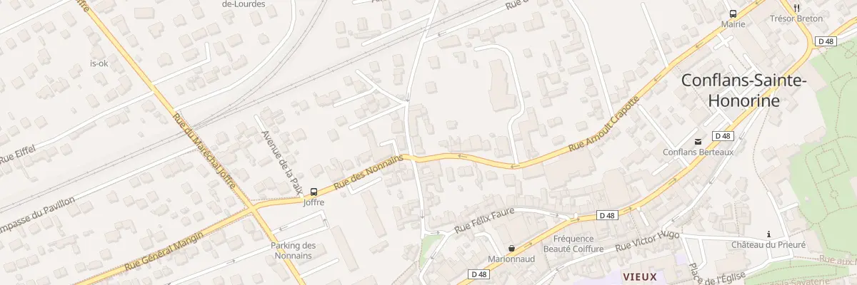 Plan du 22B Rue La Porte de Pontoise à Conflans-Sainte-Honorine