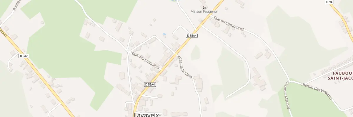 Plan du 9 Rue du Centre à Lavaveix-les-Mines