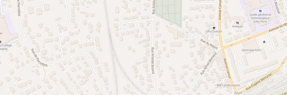 Plan du 25 Rue Aristide Briand à Conflans-Sainte-Honorine
