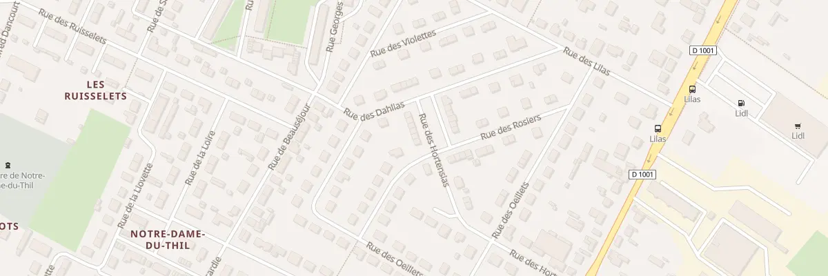 Plan du 19 Rue des Hortensias à Beauvais