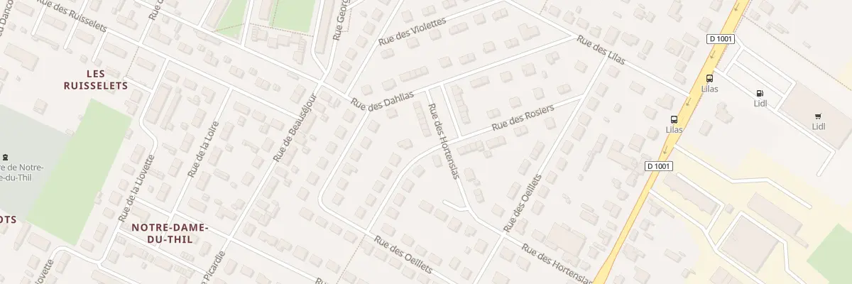 Plan du 17 Rue des Hortensias à Beauvais