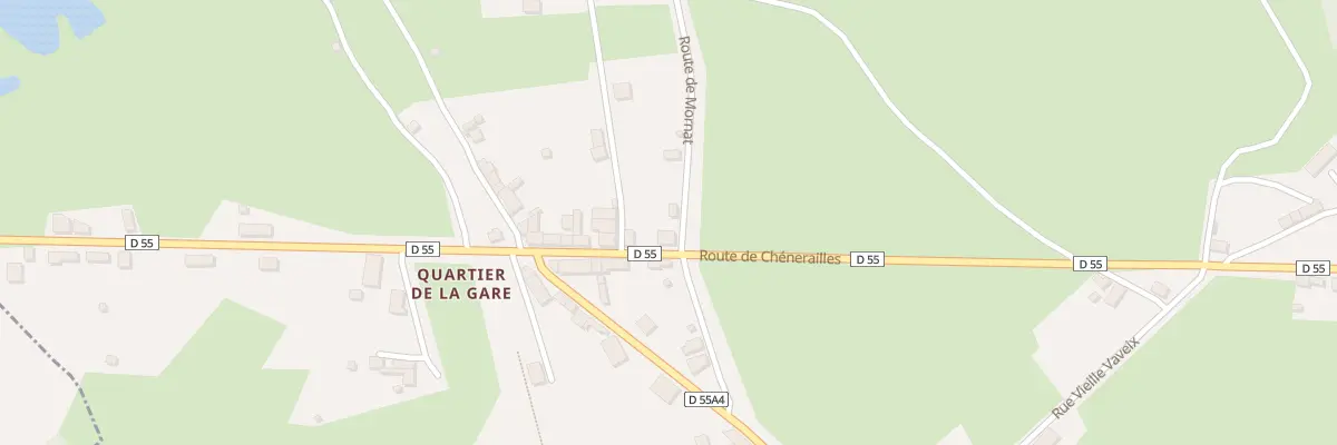 Plan du 8 Rte de Chénérailles à Lavaveix-les-Mines