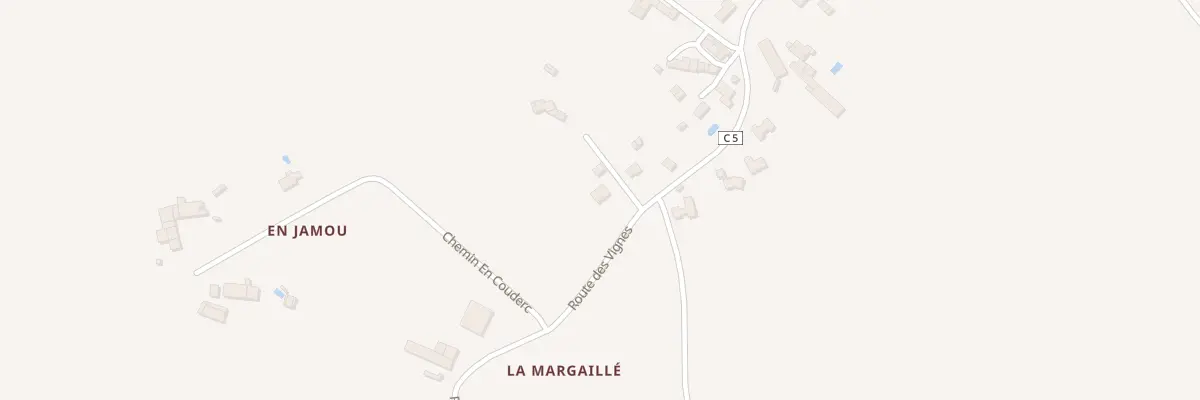 Plan du 22 Rte des Vignes à Saint-Germain-des-Prés