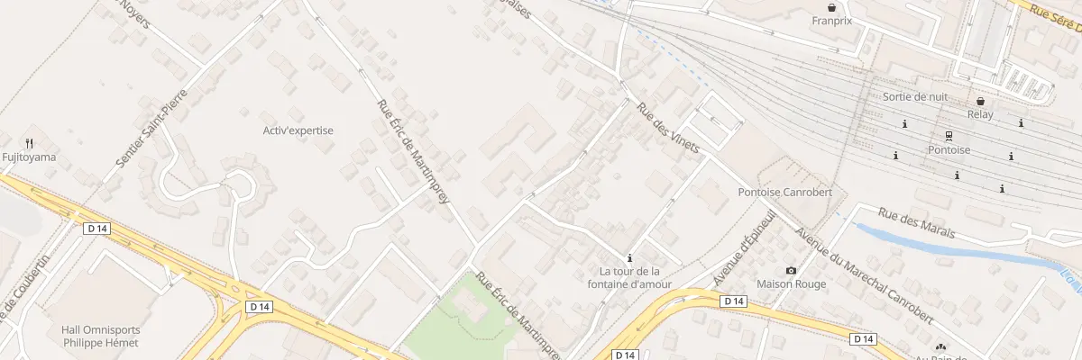 Plan du 66 Rue Saint Martin à Pontoise