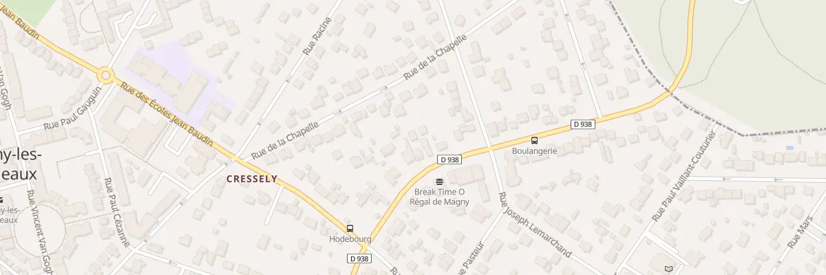 Plan du 28B Rte de Versailles à Magny-les-Hameaux