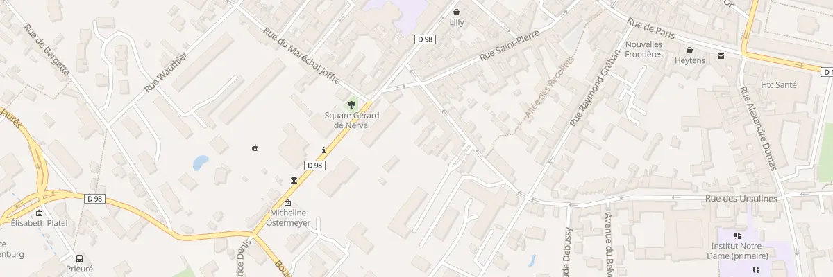 Plan du 6 Rue Voltaire à Saint-Germain-en-Laye
