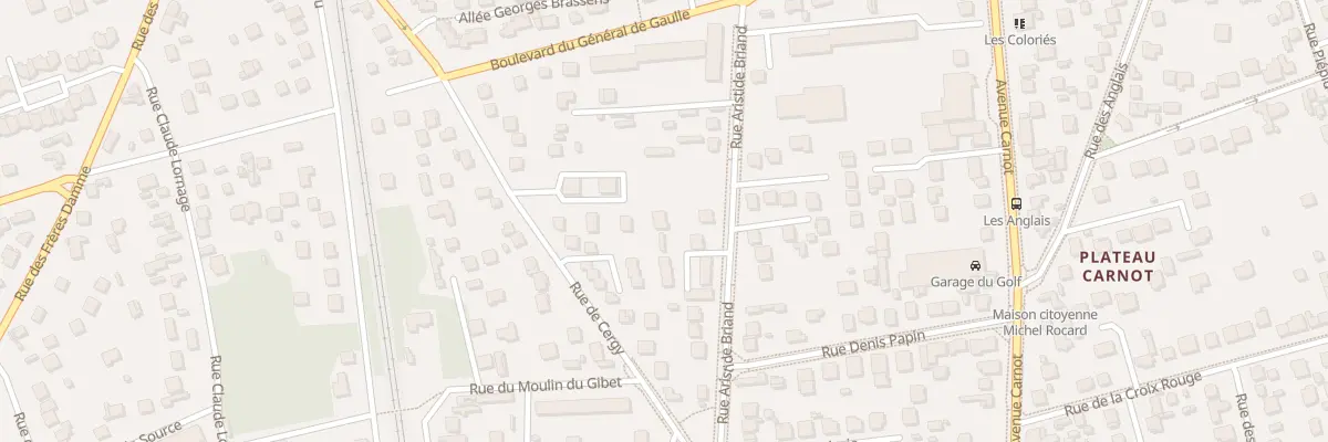 Plan du 95 Rue Aristide Briand à Conflans-Sainte-Honorine