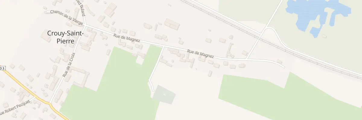 Plan du 20 Rue de Magnez à Crouy-Saint-Pierre