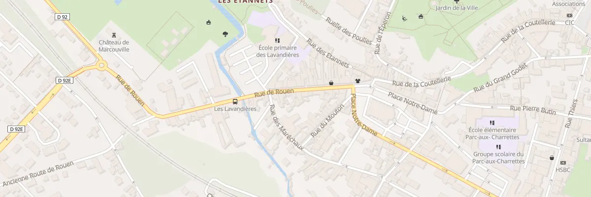 Plan du 15 Rue de Rouen à Pontoise
