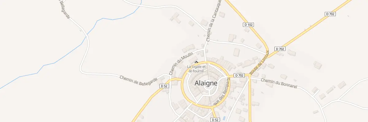 Plan du 3 Prom du Vieux Pressoir à Alaigne