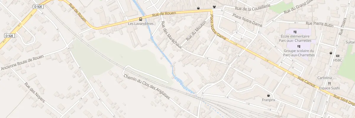 Plan du 23 Rue des Maréchaux à Pontoise