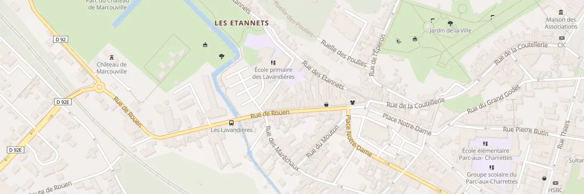 Plan du 18 Rue de Rouen à Pontoise