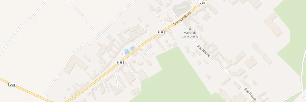 Plan du 34B Rue Principale à Lavacquerie