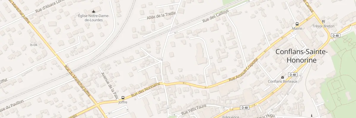 Plan du 24B Rue La Porte de Pontoise à Conflans-Sainte-Honorine