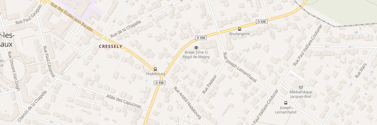 Plan du 43 Rte de Versailles à Magny-les-Hameaux